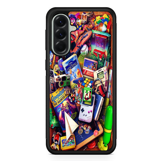 Mushup Game Vintage Samsung Galaxy A56 Case | Samsung Galaxy A56 Protective Rubber Case