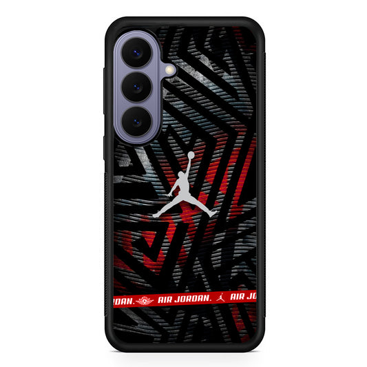 Air Jordan Strokes in Streak Samsung Galaxy S26 Case | Slim Protective Rubber Case for Samsung S26