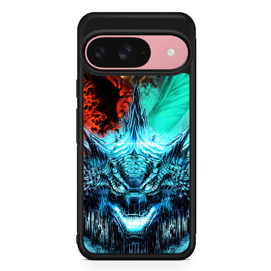 Godzilla and Kaiju Google Pixel 9 Case | Google Pixel 9 Protective Rubber Case