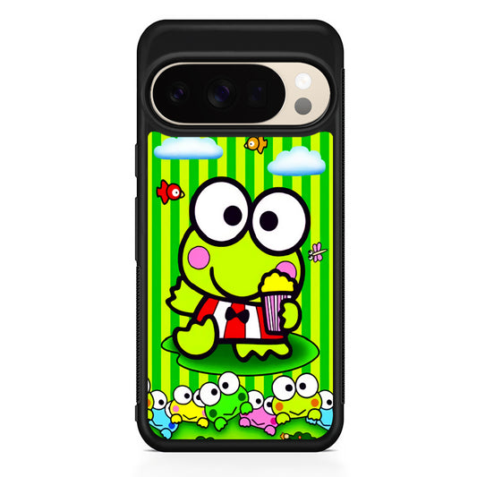 Keroppi Stripe Green Google Pixel 10 Pro XL Case | Slim Google Pixel 10 Pro XL Protective Case