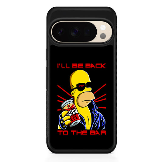Homer Simpson with Duff Beer Google Pixel 10 Pro XL Case | Slim Google Pixel 10 Pro XL Protective Case