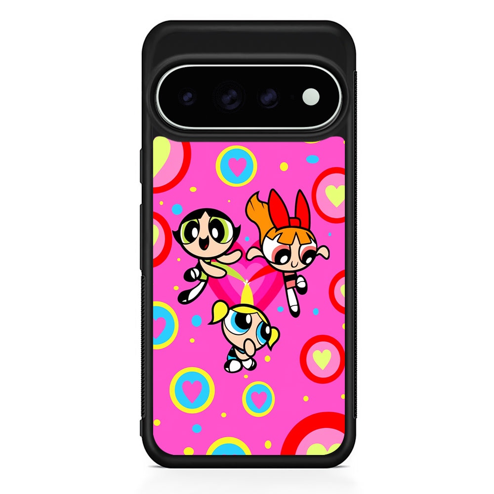 The Powerpuff Girls Love Pattern Google Pixel 11 Pro XL Case - Custom Design Protective Case