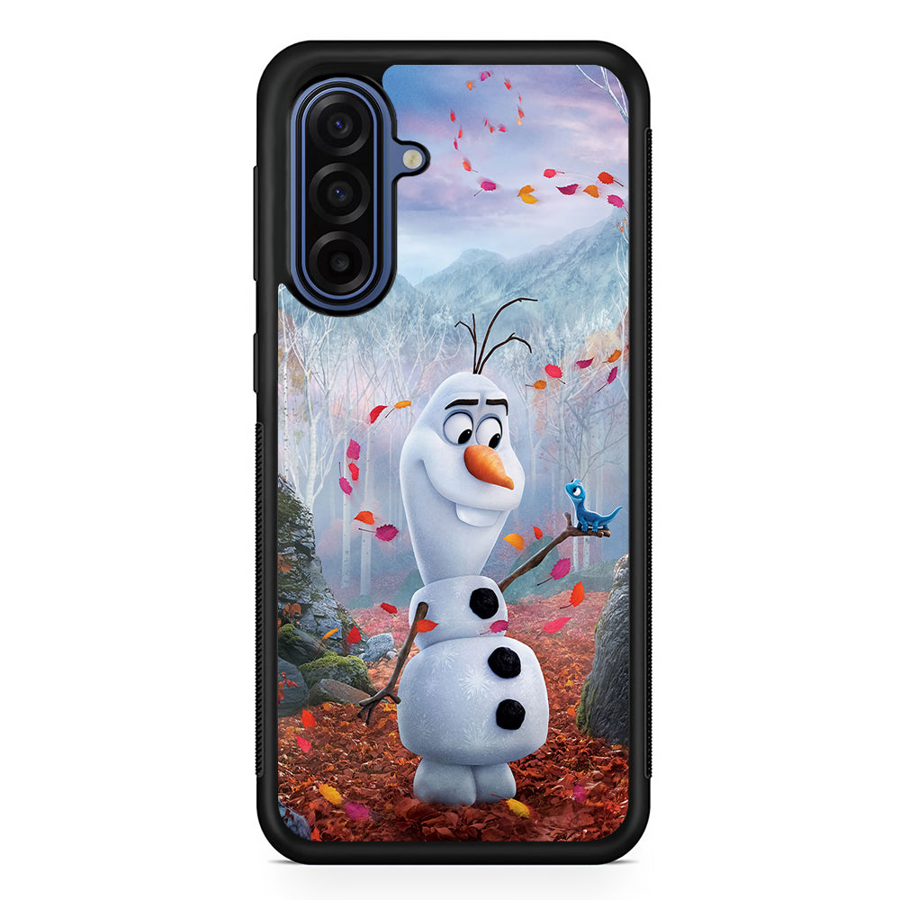 Olaf Frozen in the morning Samsung Galaxy A17 Case | Slim Protective Phone Cover