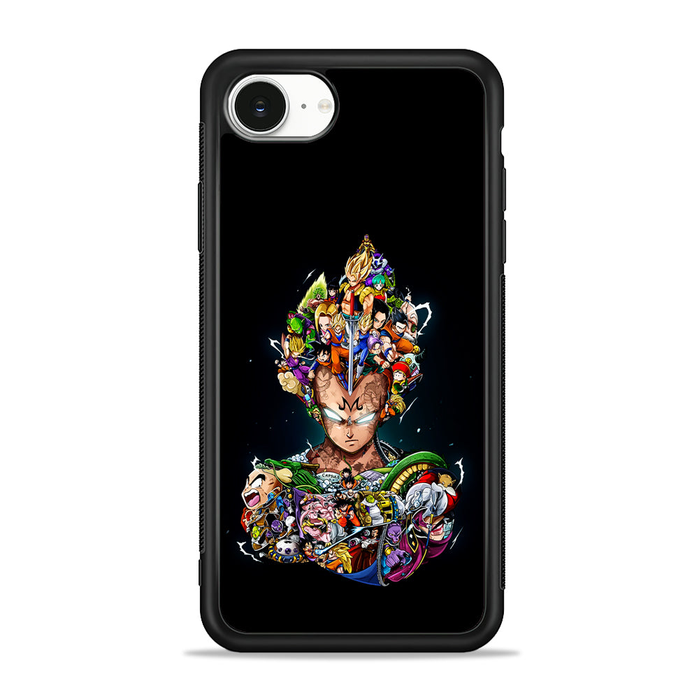 Dragon Ball Vegeta and Friends iPhone 16e Case | Protective Phone Cover