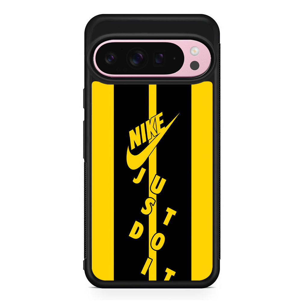 Nike Yellow Stripe Just Do It Google Pixel 9 Pro XL Case | Protective Cover