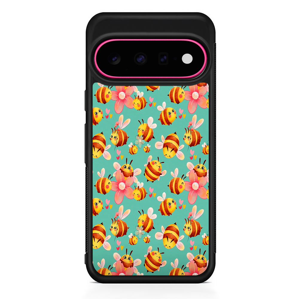 Cute Cartoon Honey Bees Google Pixel 11 Case | Slim Shockproof Cover