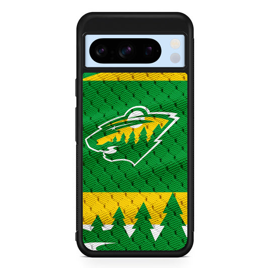 NHL Minnesota Wild Jersey Google Pixel 8 Pro Case | Slim Rubber Case for Google Pixel 8 Pro
