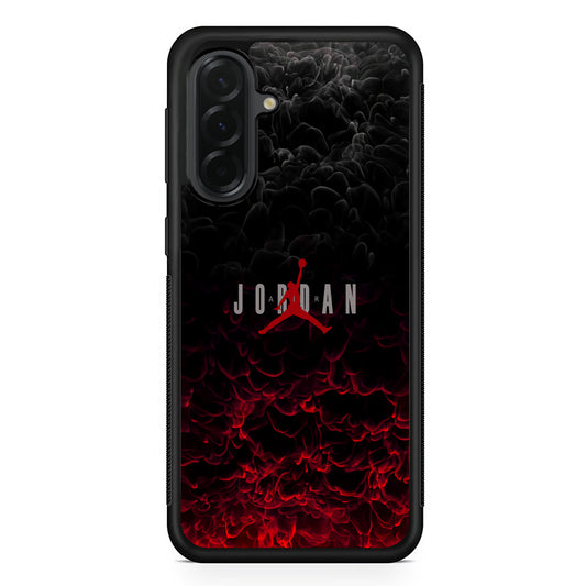 Air Jordan Light The Smoke Samsung Galaxy A36 Case | Slim Samsung Galaxy A36 Protective Case