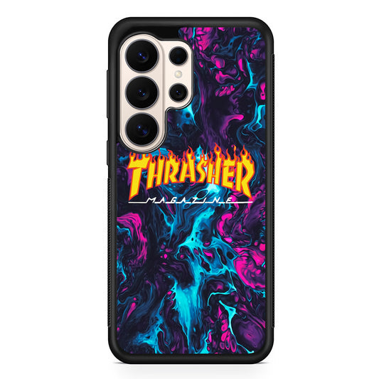 Thrasher Purple Liquid Samsung Galaxy S26 Ultra Case | Slim Everyday Protection for Galaxy S26 Ultra