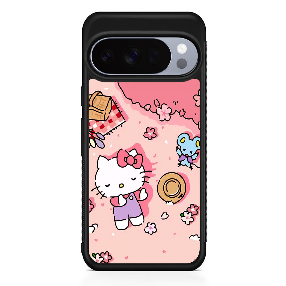 Hello Kitty Enjoy Picnic Google Pixel 10 Pro Case | Slim Google Pixel 10 Pro Rubber Case