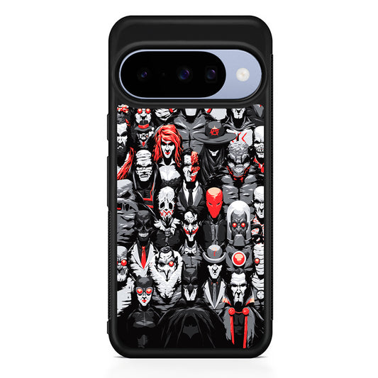 Batman Villains Character Google Pixel 10 Case | Google Pixel 10 Rubber Protective Case