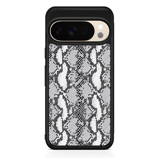 White Snake Skin Pattern Google Pixel 10 Pro XL Case | Slim Google Pixel 10 Pro XL Protective Case