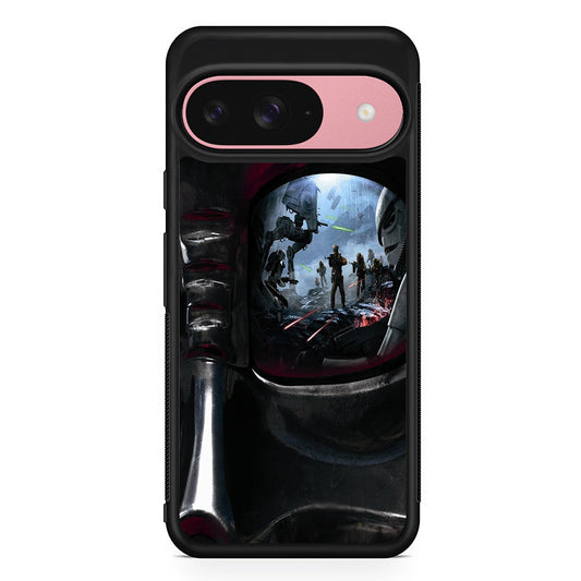 Star Wars Darth Vader Eye Google Pixel 9 Case | Google Pixel 9 Protective Rubber Case