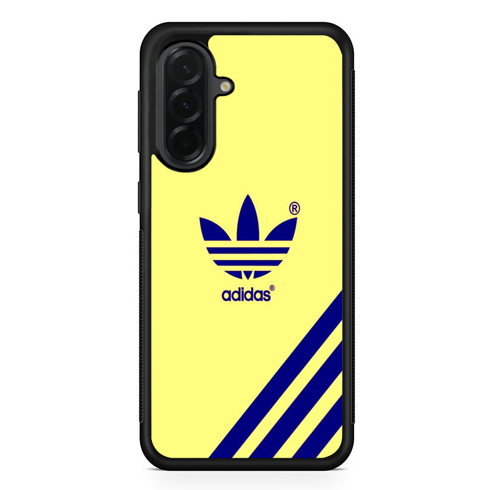 Adidas Yellow Dusk Samsung Galaxy A36 Case | Slim Samsung Galaxy A36 Protective Case