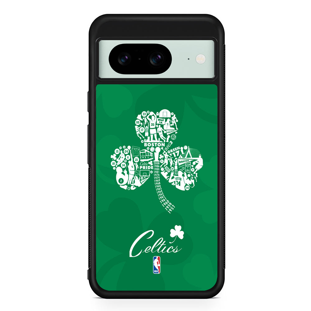 NBA Boston Celtics Logo Google Pixel 8 Case | Durable Protective Cover for Google Pixel 8