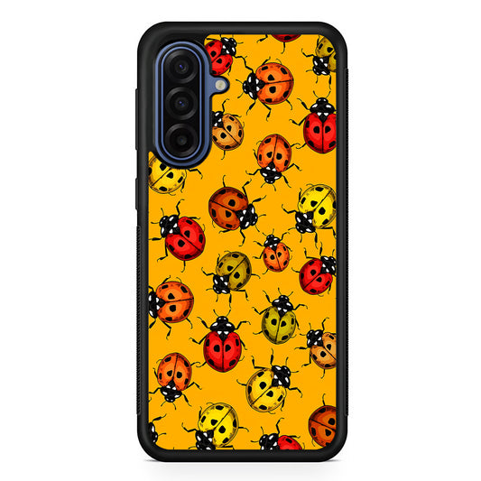 Colorful Ladybugs Pattern Samsung Galaxy A17 Case | Slim Protective Phone Cover