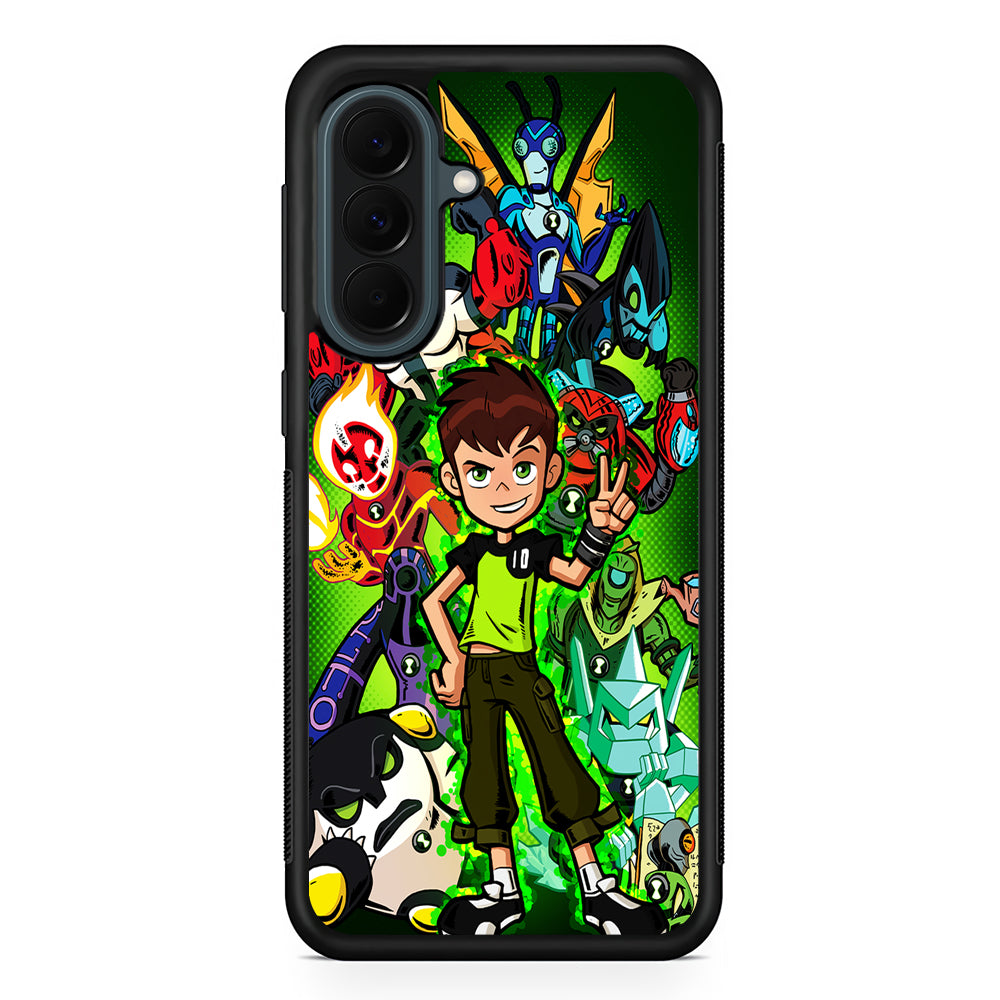 Ben 10 and All Alien Samsung Galaxy A37 Case | Samsung Galaxy A37 Rubber Phone Case