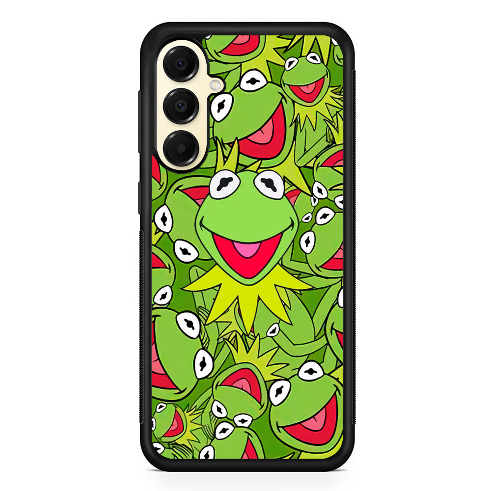 Kermit Frog Smile Feeling Happy Samsung Galaxy A16 Case | Slim Rubber Samsung Galaxy A16 Case