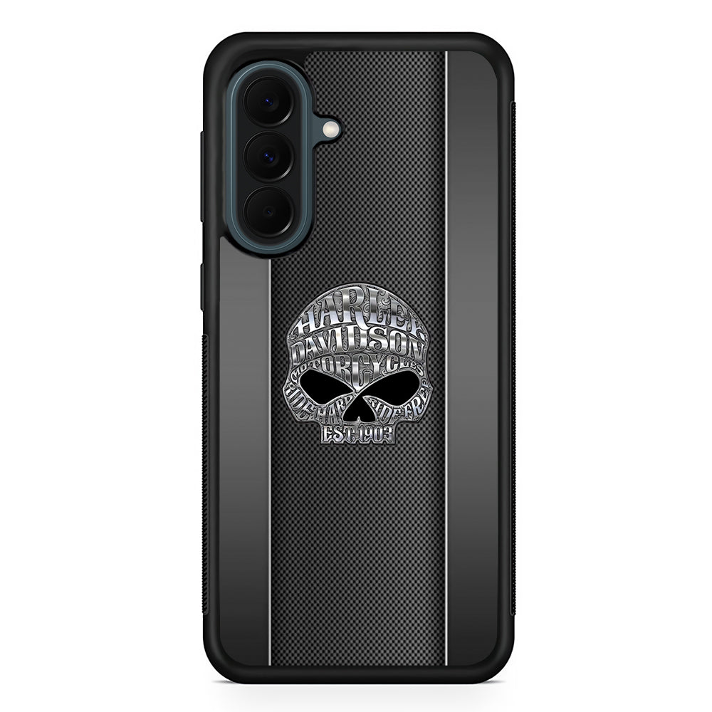 Harley Davidson Old Skull Samsung Galaxy A37 Case | Samsung Galaxy A37 Rubber Phone Case