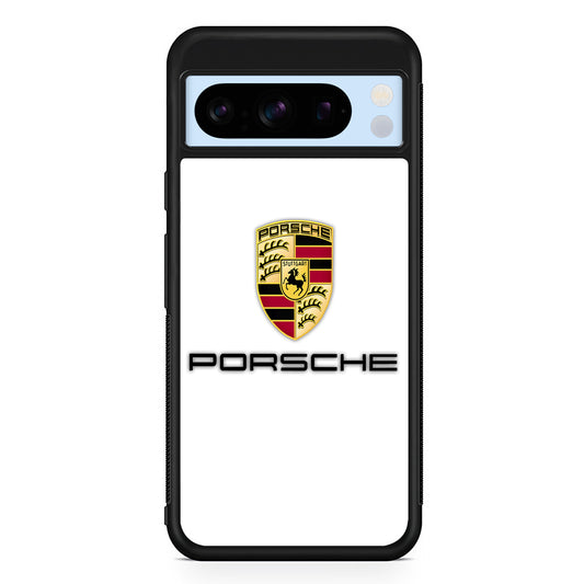Porsche White Emblem Google Pixel 8 Pro Case | Premium Protective Case for Google Pixel 8 Pro