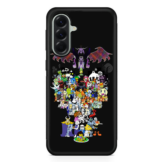 Undertale All Characters Samsung Galaxy A56 Case | Samsung Galaxy A56 Protective Rubber Case