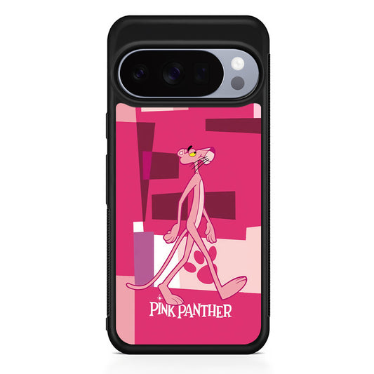 Pink Panther Walk Away Google Pixel 10 Pro Case | Slim Google Pixel 10 Pro Rubber Case