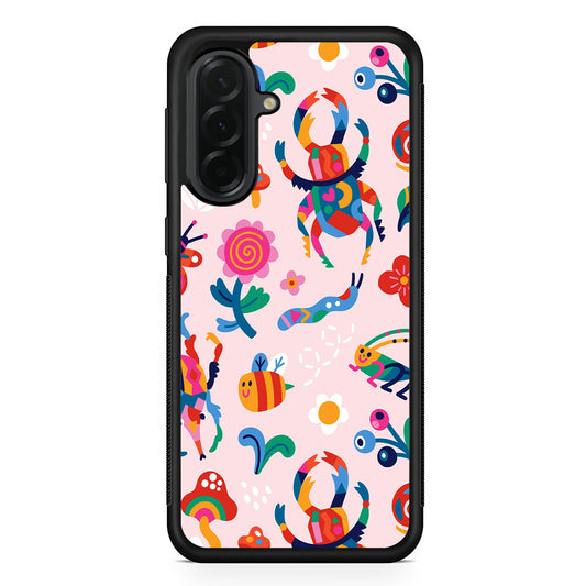 Bug Cartoon Aesthetic Samsung Galaxy A36 Case | Protective Rubber Cover