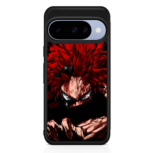Red Riot Eijiro Kirishima Unbreakable Google Pixel 10 Case | Google Pixel 10 Rubber Protective Case