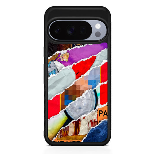 Kanye West Album Collage Google Pixel 10 Pro Case | Slim Google Pixel 10 Pro Rubber Case