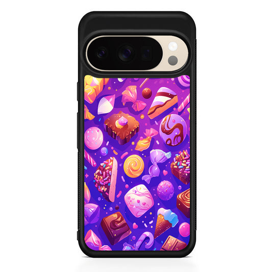 Various Kinds of Sweets and Candies Google Pixel 10 Pro XL Case | Slim Google Pixel 10 Pro XL Protective Case