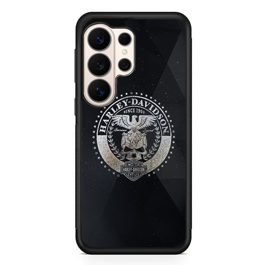 Harley Davidson Silver Emblem Samsung Galaxy S26 Ultra Case | Slim Everyday Protection for Galaxy S26 Ultra