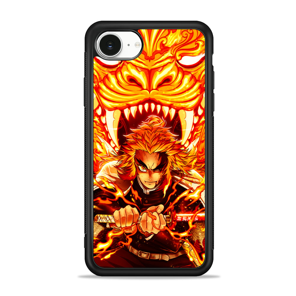 Rengoku Kyojuro Demon Slayer iPhone 16e Case | Protective Phone Cover