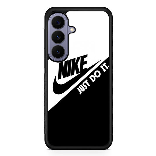 Nike White Black Combination Samsung Galaxy S26 Case | Lightweight Samsung Galaxy S26 Phone Case