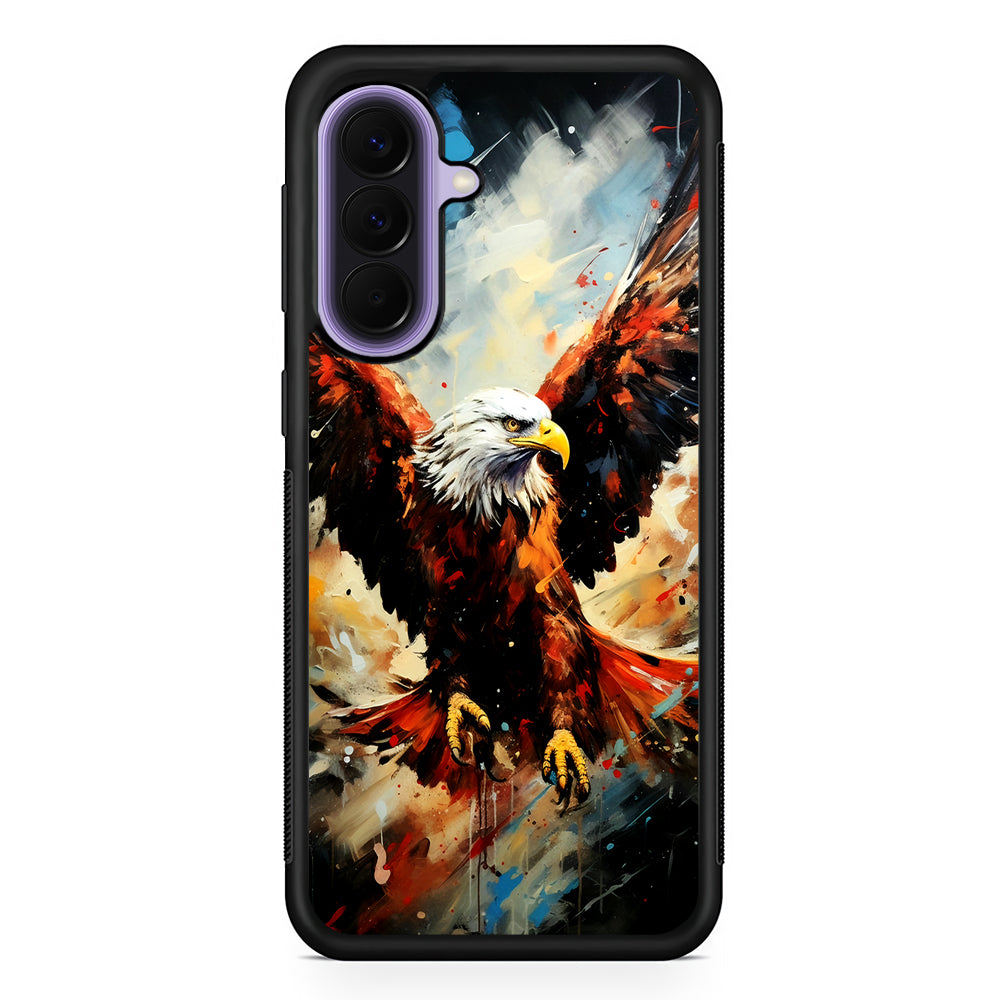 Eagle Flying In The Sky Samsung Galaxy A57 Case | Slim Samsung Galaxy A57 Rubber Case