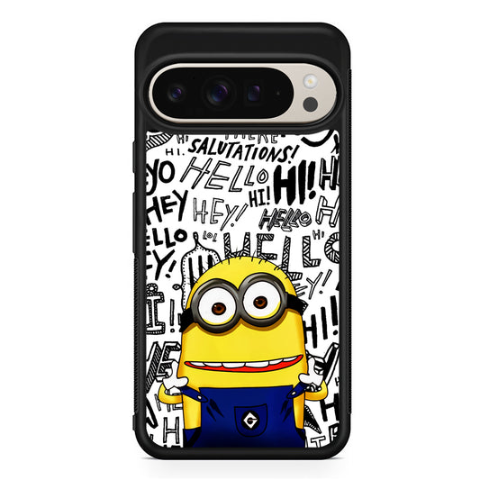 Minions Hail Word Google Pixel 9 Pro Case | Slim Protective Cover
