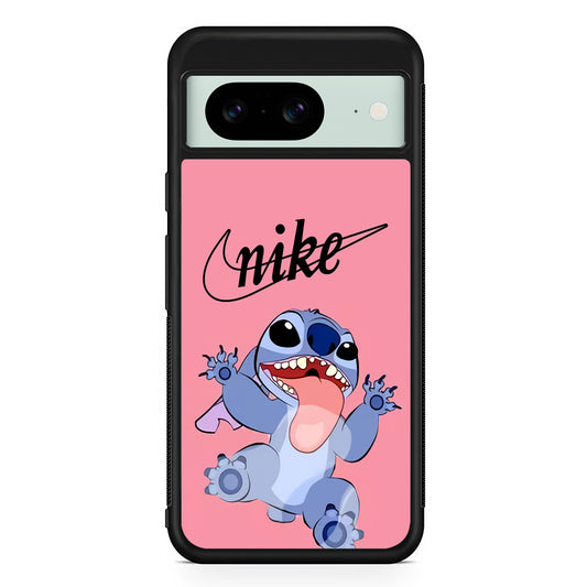 Nike Stitch Pink Google Pixel 8 Case | Slim Rubber Case for Google Pixel 8