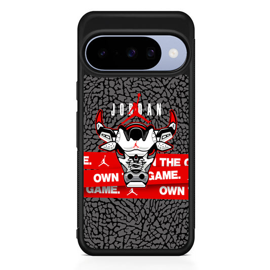 Air Jordan The Bull Head Google Pixel 10 Case | Google Pixel 10 Rubber Protective Case