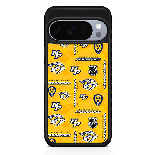 NHL Nashville Predators Pixel Google Pixel 10 Pro Case | Slim Google Pixel 10 Pro Rubber Case