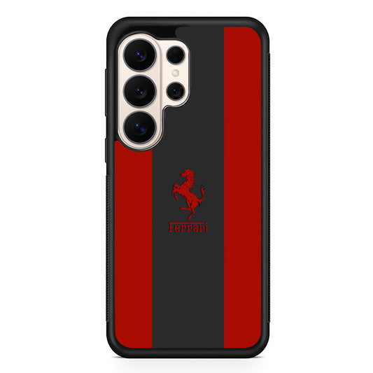 Ferrari Silhouette of Signature Samsung Galaxy S26 Ultra Case | Durable Samsung Galaxy S26 Ultra Phone Case