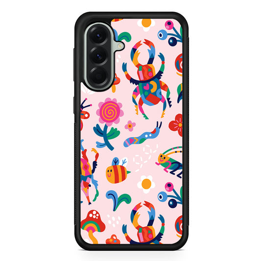 Bug Cartoon Aesthetic Samsung Galaxy A56 Case | Samsung Galaxy A56 Protective Rubber Case