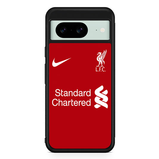 Nike Liverpool Home Jersey Google Pixel 8 Case | Slim Rubber Case for Google Pixel 8