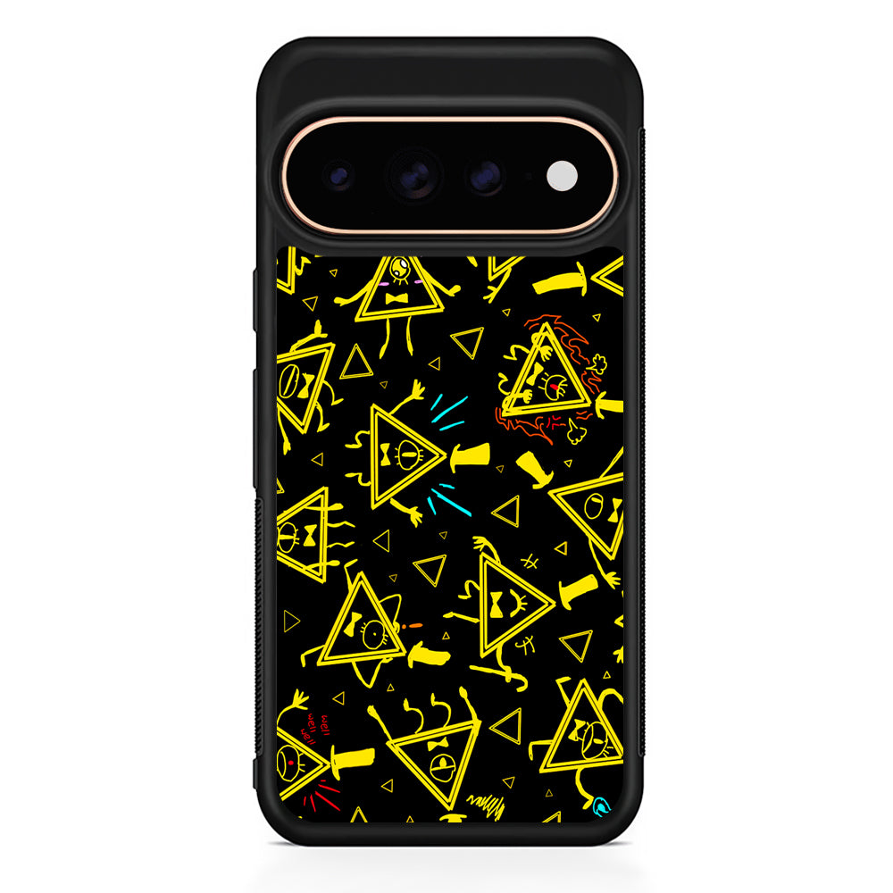 Bill Cipher Gravity Falls Doodle Google Pixel 11 Pro Case - Stylish Protective Phone Case