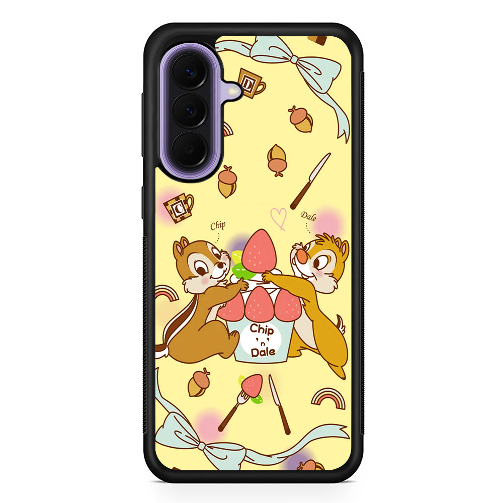 Chip N Dale Are On A Date Samsung Galaxy A57 Case | Slim Samsung Galaxy A57 Rubber Case