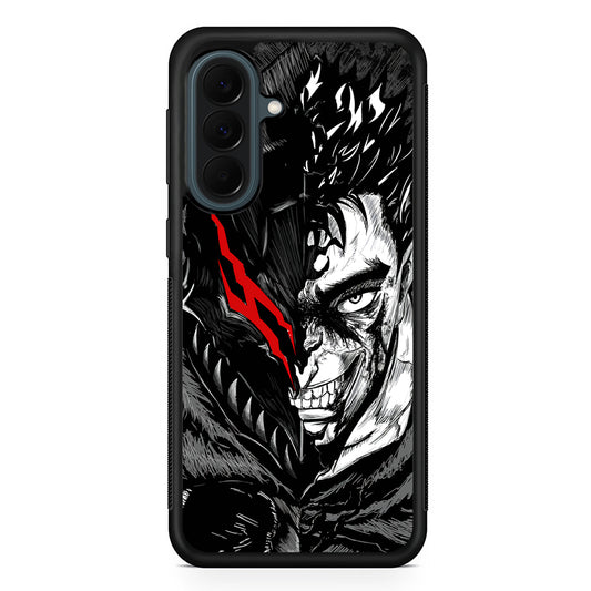 Guts Berserk Face Samsung Galaxy A37 Case | Samsung Galaxy A37 Rubber Phone Case