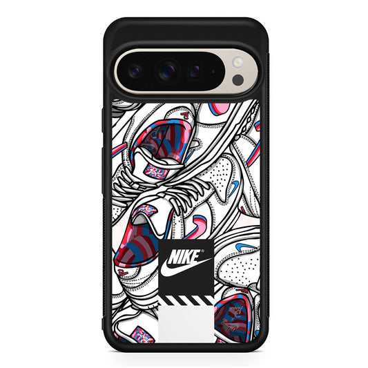 Nike Rainbow in White Cloud Google Pixel 9 Pro Case | Slim Protective Cover
