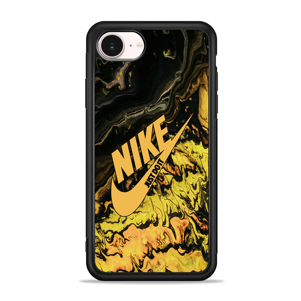 Nike Marble Yellow Liquid iPhone 17e Case - Silicone Case