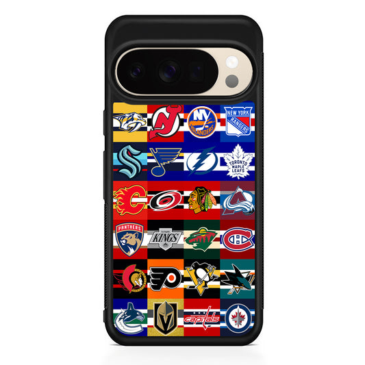 All NHL Teams Jersey Google Pixel 10 Pro XL Case | Slim Google Pixel 10 Pro XL Protective Case