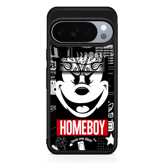 Mickey Mouse Homeboy Google Pixel 10 Pro Case | Slim Google Pixel 10 Pro Rubber Case