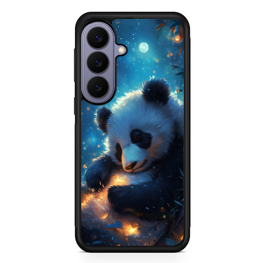 Cute Panda is Sleeping Samsung Galaxy S26 Case | Durable Rubber Case for Samsung Galaxy S26