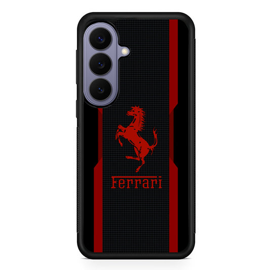 Ferrari Red World Samsung Galaxy S26 Case | Slim Protective Rubber Case for Samsung S26